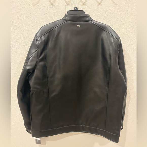 Michael Kors Faux Leather Moto Jacket - Picture 2 of 14